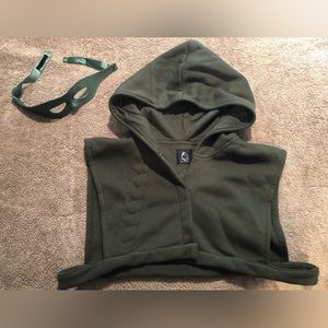 Green Arrow Marvel hoodie and mask